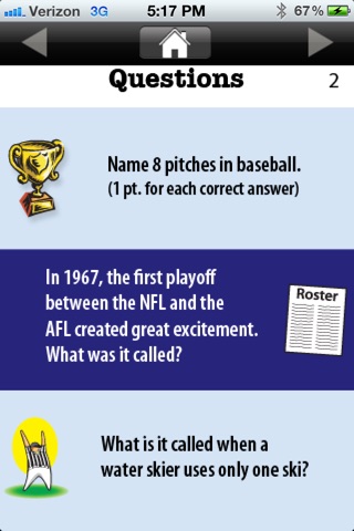 Sports Trivia Fun - Test Your Intellectual Sports IQ screenshot 2