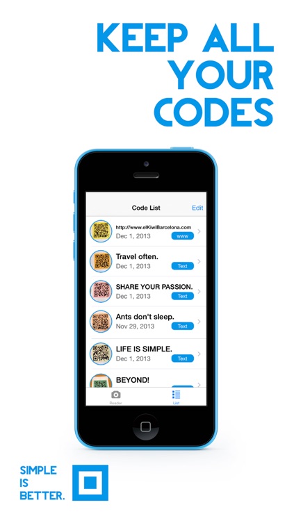 Code Reader .Simply - Read QR, Aztec, PDF417 and Bar Codes screenshot-3