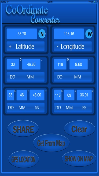 Coordinates Convert screenshot-4