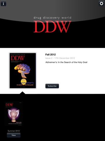 Drug Discovery World (DDW) Journal iPad Edition screenshot 4