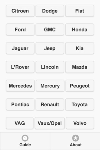 OBD/Manufactures Trouble Codes(Fault Codes) Lite screenshot 2