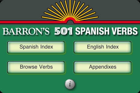 501 Spanish Verbs, 6th ed. screenshot 3