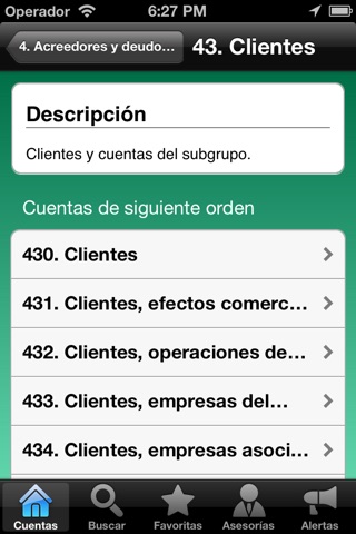 Cuadro de cuentas - PGC screenshot 4