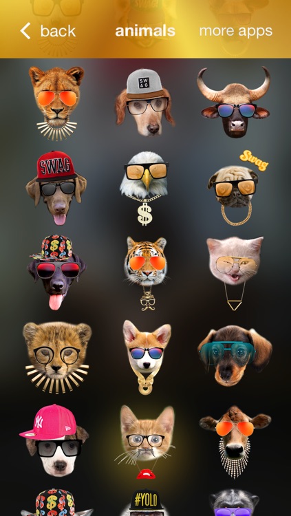 SWAG - Animal Face Photo Editor Booth with Funny Animal Head Stickers