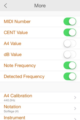 renuTuner - Chromatic Pitch Tuner screenshot 2