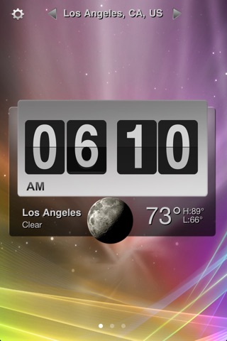 Weather Clock HD - Retina Display Edition screenshot 4