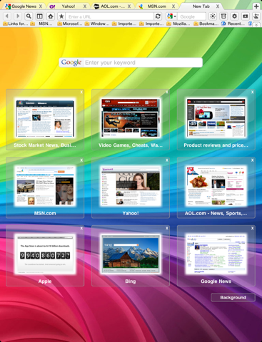 Screenshot #4 pour Super Prober Web Browser Free - Full Screen Desktop Tabbed Fast Browser with Page Thumbnails