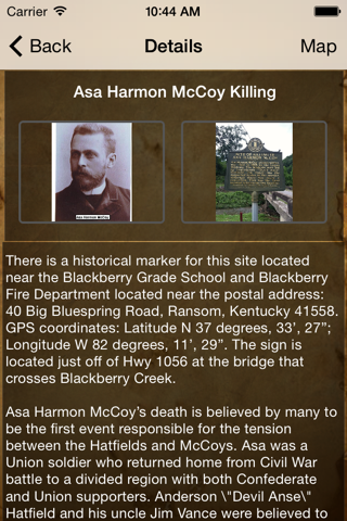 Hatfield & McCoy Feud Tour App screenshot 3