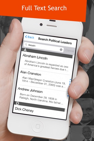 Famous Political Leaders - Enhance Your Knowledge and Know Your Political Leaders Better screenshot 4