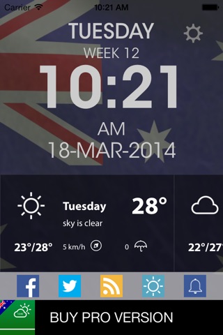 Australia 2014 Clock screenshot 4