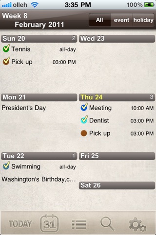 SmartCalendar(Eng)Lite screenshot 4