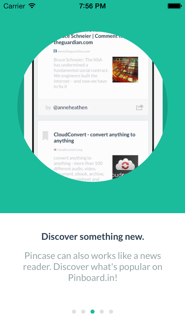 Pincase - A Pinboard.in client, that is simple, elegant and powerful, perfect for managing your daily discoveries. Screenshot