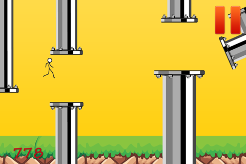 Flappy Stick-man Obstacle Course 2 - The Extreme Challenge screenshot 2