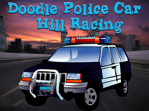 Screenshot #4 pour Police Doodle Car Colline Jeu De Course Gratuit