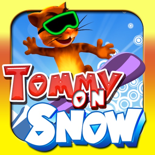 Tommy On Snow Free: Help Tommy to go fast and jump higher. Good game for Kids and adults Icon