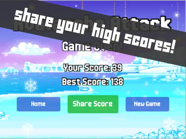 Avalanche Attack!, game for IOS