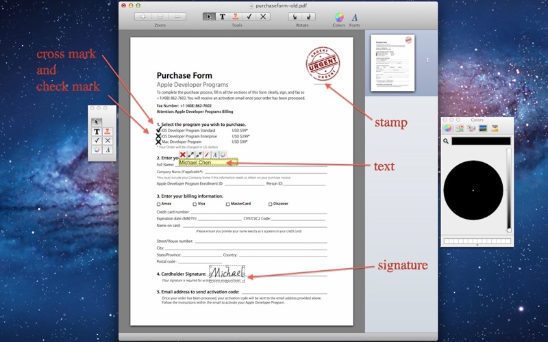 Screenshot #1 pour PDF-Form-Filler Pro
