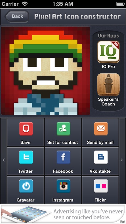 Pixatar - pixel art avatar generator with more than 5 billion variations