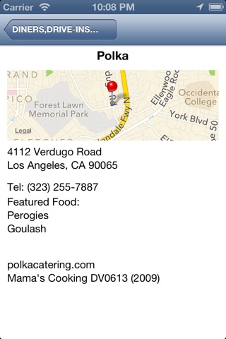 Food Network Restaurants Locator Pro - DINERS,DRIVE-INS AND DIVES Edition screenshot 4