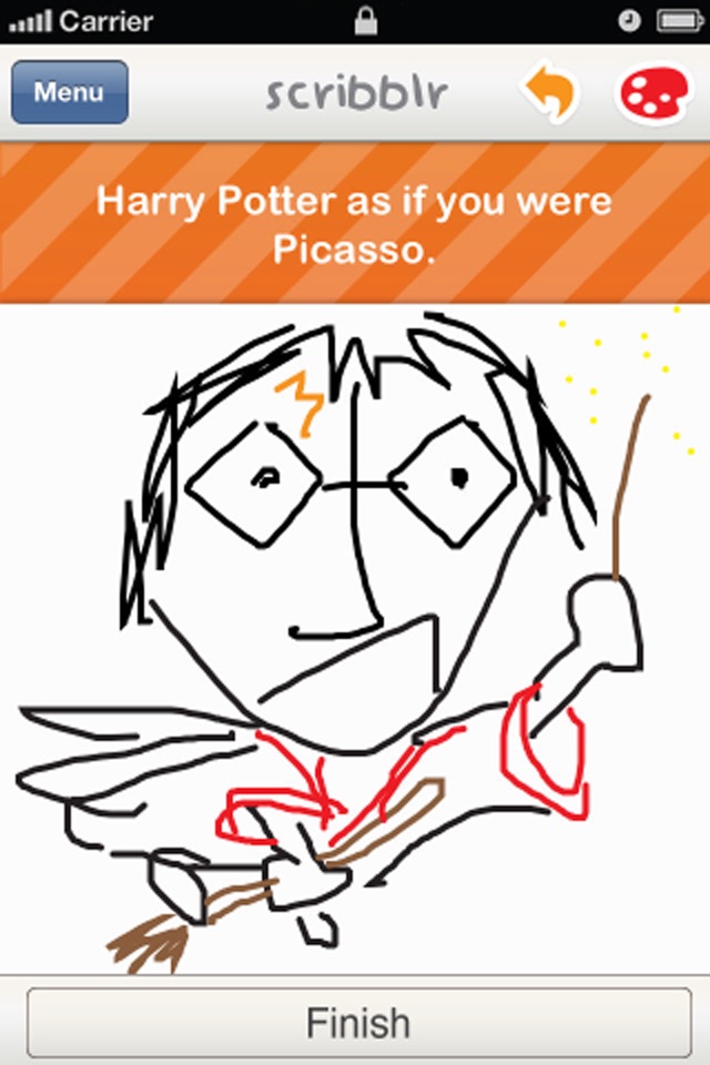 Scribblr - Draw Fun and Random Things About Your Friends screenshot 2