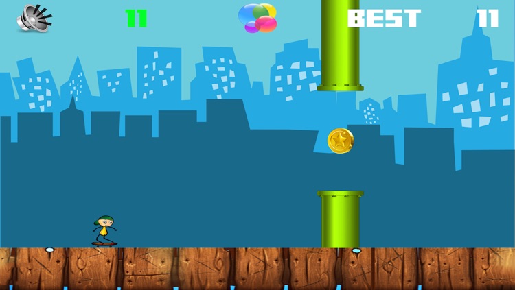 Touch Stickman Skateboard Jump: Pure Skater Skills screenshot-3