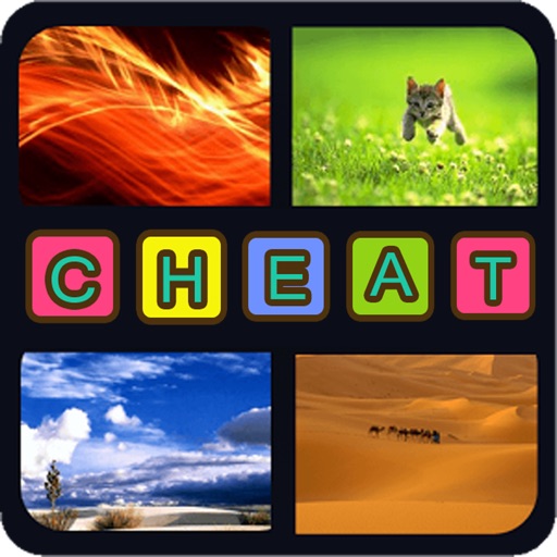 Cheats for 4 Pics 1 Word Free - 4 Pics 1 Cheat Full Free Icon