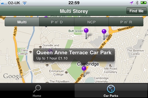 Cambridge Car Parks screenshot 2