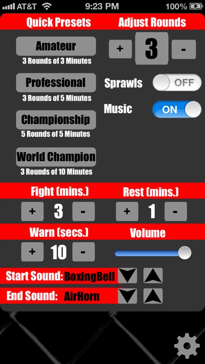 MMA Timer - Pro Mixed Martial Arts Round & Interval Timer