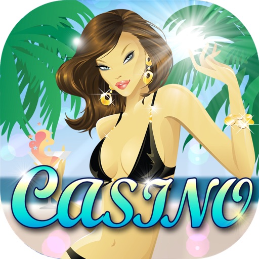 Abbi's Beach Casino — Free Hit Las Vegas Slots And Big Gambling Games (Bingo, Blackjack, Roulette) Icon