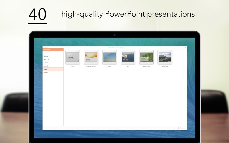 Screenshot #1 pour Modèles pour PowerPoint Pro