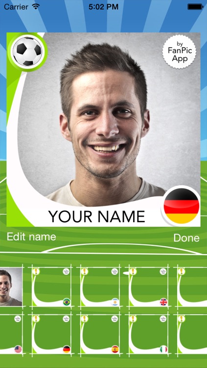 FanPic Football App – Soccer Fan Photo Frames screenshot-4