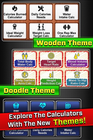 9+ in 1 : Fitness Calculators Free screenshot 3
