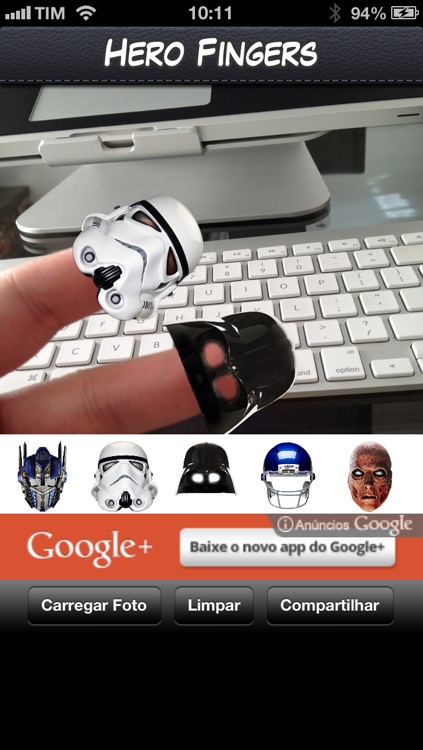 Hero Fingers - Put hero masks over your fingers!