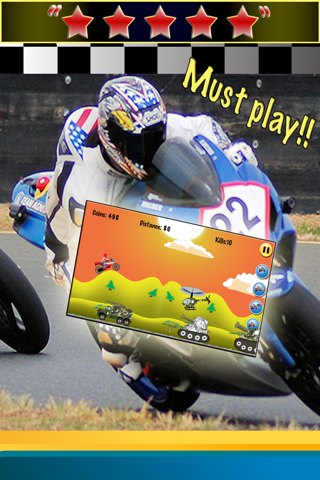 Fun Motorcycle Race Game Free! screenshot 2