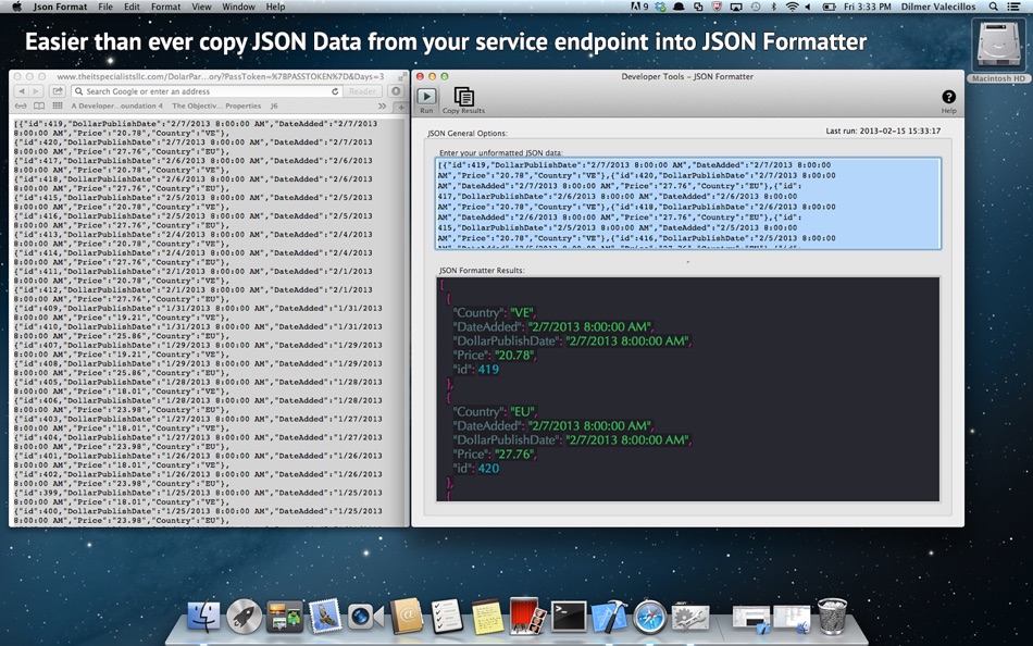 JSON Formatter - 1.0 - (macOS)