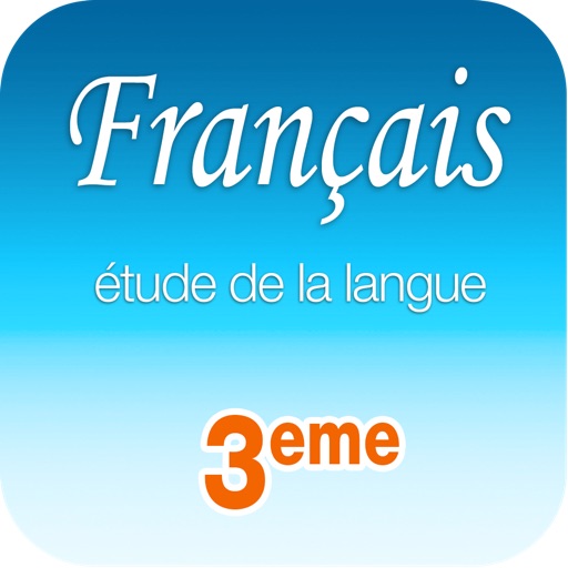 FRANÇAIS – Étude de la langue 3e