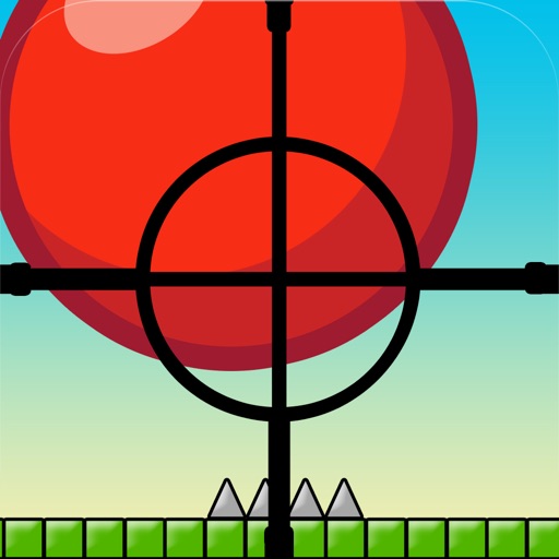 Bouncing Red-Ball Sniper Drop Game - The Top Fun Spikes Shooter Games For Teens Boys & Kids Free icon