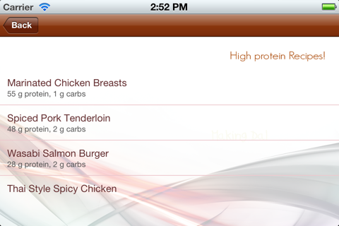 High Protein Recipes and Weight Tracker screenshot 3