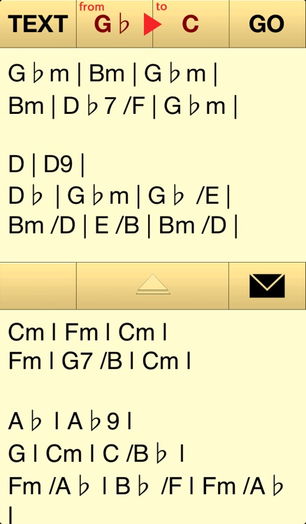 Trans Chord - music guitar chord transposition / chord editor screenshot-3