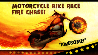 A Motorcycle Bike Race Fire Chase screenshot 1