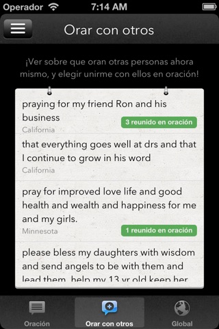 Pray 2x714 - Reminder to pray twice daily at 7:14 AM & PM and share your prayers with others! screenshot 2