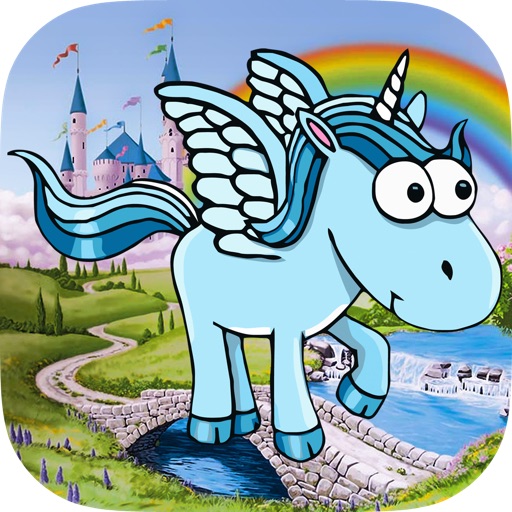 Flying Unicorn - Best Tapping Animal Game Icon