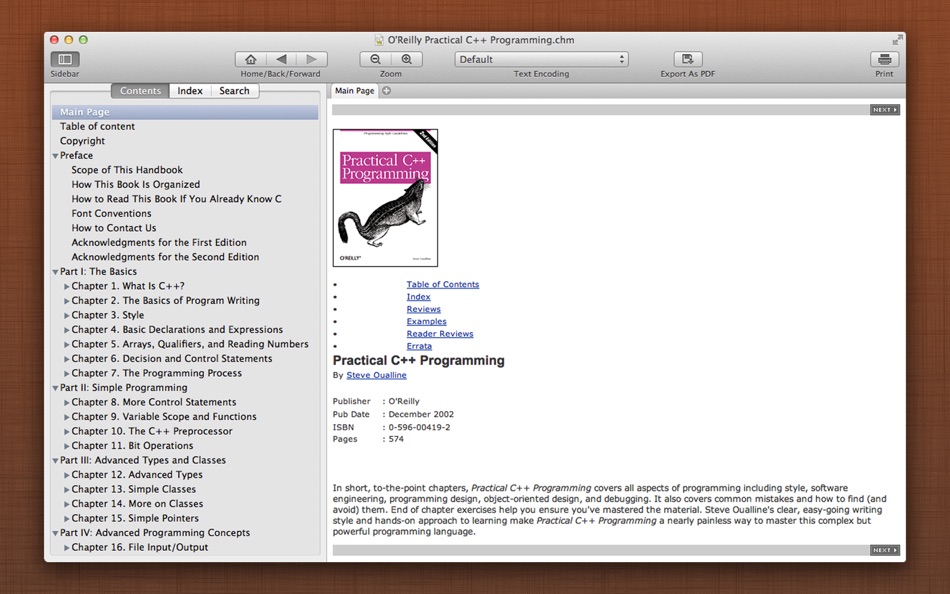 Read CHM for Mac OS X - 1.6 - (macOS)
