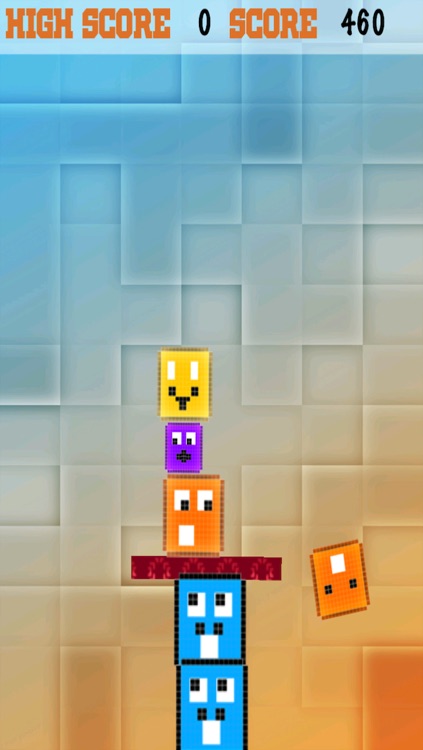 Neon Pixel Block Up Stacker FREE - Cool Tower Builder Mania screenshot-4