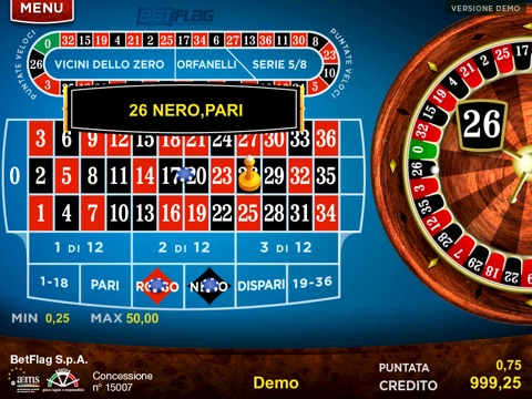 Betflag ROULETTE HD screenshot 3