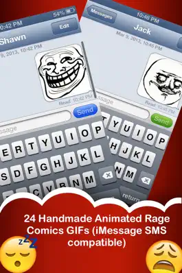 Game screenshot Emoji 2 Color Text Characters Symbols & Rage Comics GIFs Images Animations FREE hack