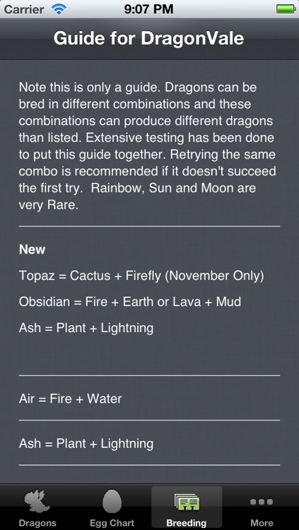 Breeding Guide for DragonVale+ screenshot-3