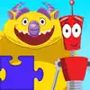 Monster Vs Robot Puzzle - Free Animated Kids Jigsaw Puzzles with Monsters and Robots - By Apps Kids Love, Inc! App Positive Reviews