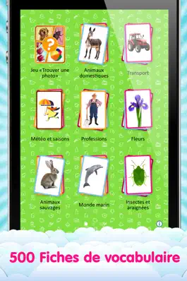 Game screenshot Французские карточки для детей и обучающая логическая игра «Найди Картинку» mod apk