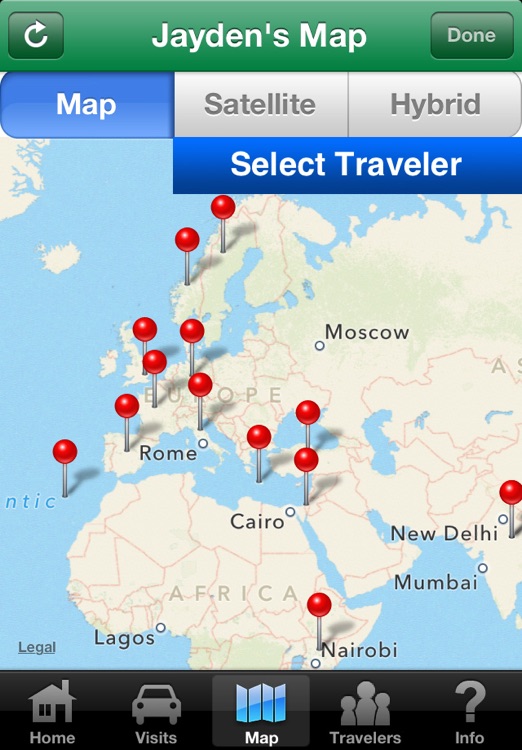 Countries Visited • World Travel Log screenshot-4